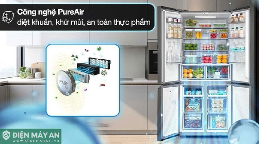 Tủ lạnh Toshiba Inverter 515 lít Multi Door GR-RF677WI-PMV(06)-MG